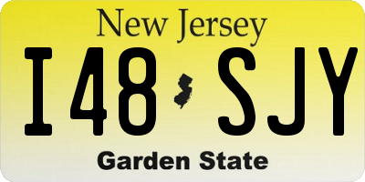 NJ license plate I48SJY
