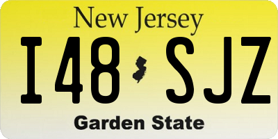 NJ license plate I48SJZ