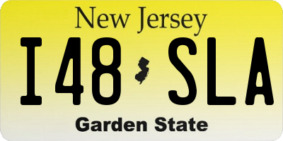 NJ license plate I48SLA