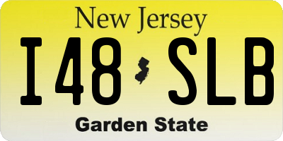 NJ license plate I48SLB