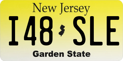 NJ license plate I48SLE