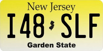 NJ license plate I48SLF