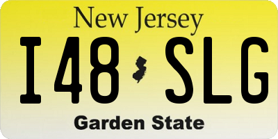 NJ license plate I48SLG