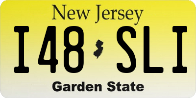 NJ license plate I48SLI