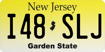NJ license plate I48SLJ