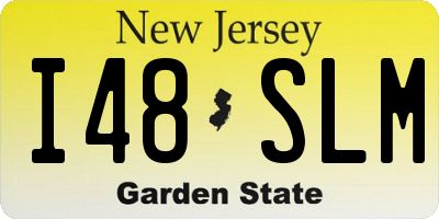 NJ license plate I48SLM