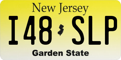 NJ license plate I48SLP
