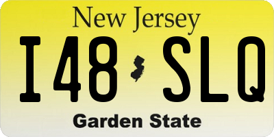 NJ license plate I48SLQ
