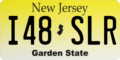 NJ license plate I48SLR