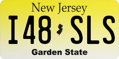 NJ license plate I48SLS