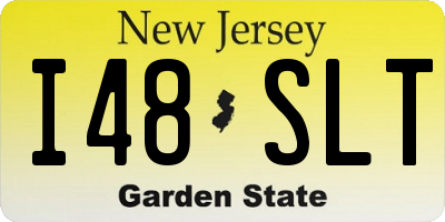 NJ license plate I48SLT