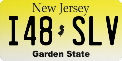 NJ license plate I48SLV