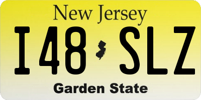 NJ license plate I48SLZ