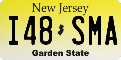 NJ license plate I48SMA