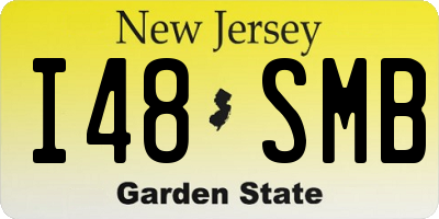 NJ license plate I48SMB