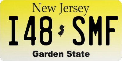 NJ license plate I48SMF
