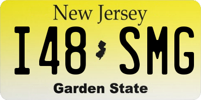 NJ license plate I48SMG