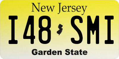NJ license plate I48SMI