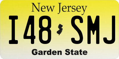 NJ license plate I48SMJ