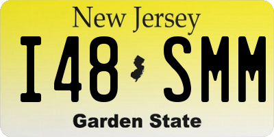 NJ license plate I48SMM