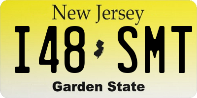 NJ license plate I48SMT