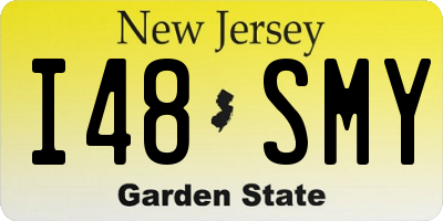 NJ license plate I48SMY