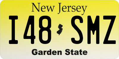 NJ license plate I48SMZ