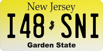 NJ license plate I48SNI