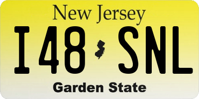 NJ license plate I48SNL