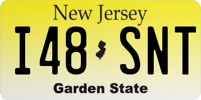 NJ license plate I48SNT