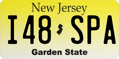 NJ license plate I48SPA