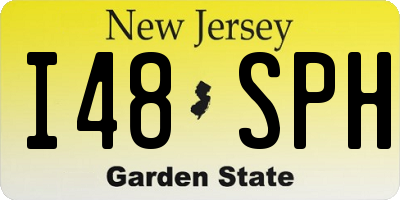 NJ license plate I48SPH