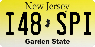 NJ license plate I48SPI