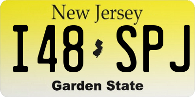 NJ license plate I48SPJ