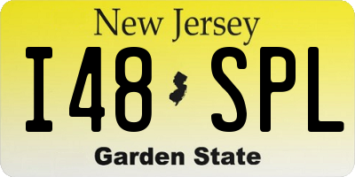 NJ license plate I48SPL
