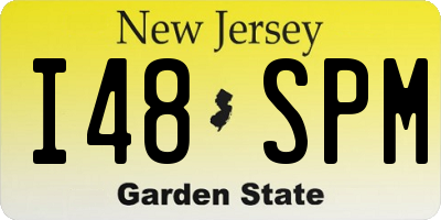 NJ license plate I48SPM