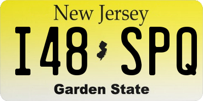 NJ license plate I48SPQ
