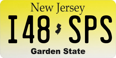 NJ license plate I48SPS