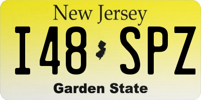 NJ license plate I48SPZ