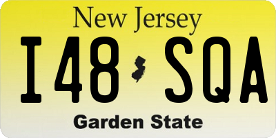 NJ license plate I48SQA