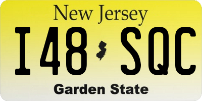 NJ license plate I48SQC