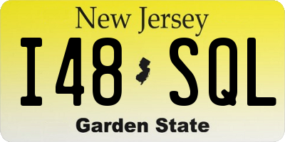 NJ license plate I48SQL