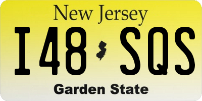 NJ license plate I48SQS