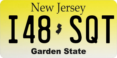 NJ license plate I48SQT