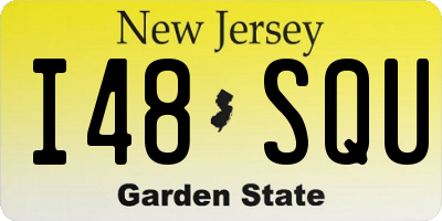 NJ license plate I48SQU