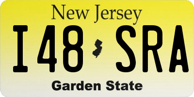 NJ license plate I48SRA