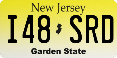 NJ license plate I48SRD