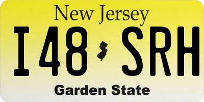 NJ license plate I48SRH