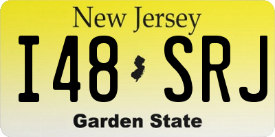 NJ license plate I48SRJ