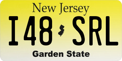 NJ license plate I48SRL